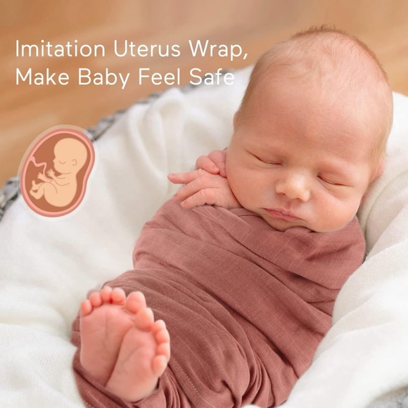 Momcozy Muslin Swaddle Blankets, Soft Silky Baby Blankets 47 x 47 inches - Picture 3 of 8